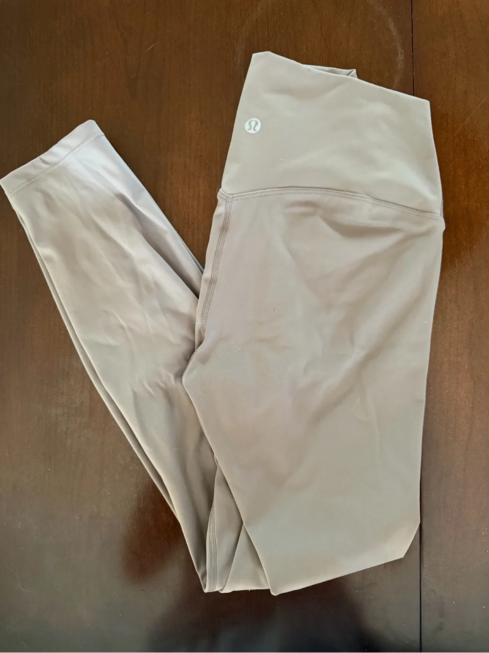 lululemon athletica High-Rise Leggings in Taupe Beige
